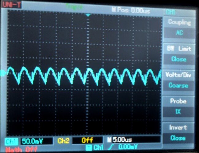 mp3431 OUTPUT VOLTAGE WAVEFORM