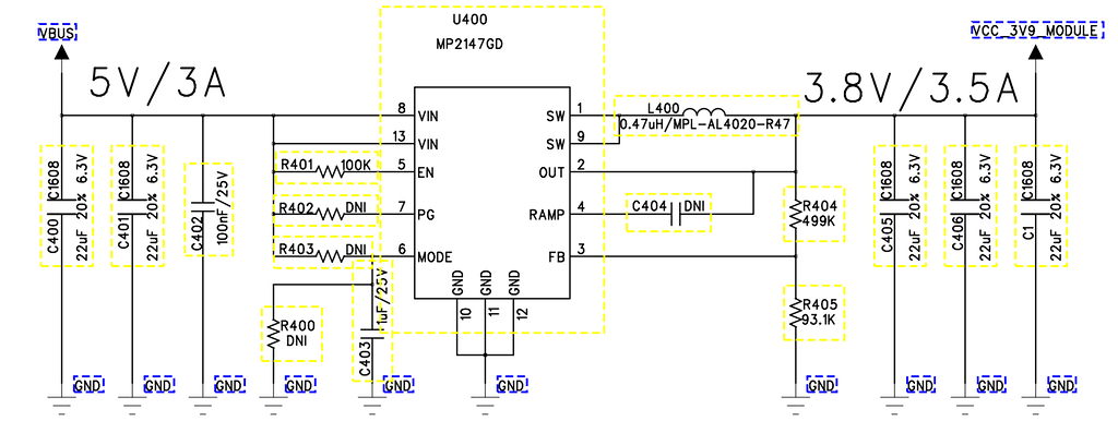 Request for circuit review using MP2147 - DC-DC Power Converters