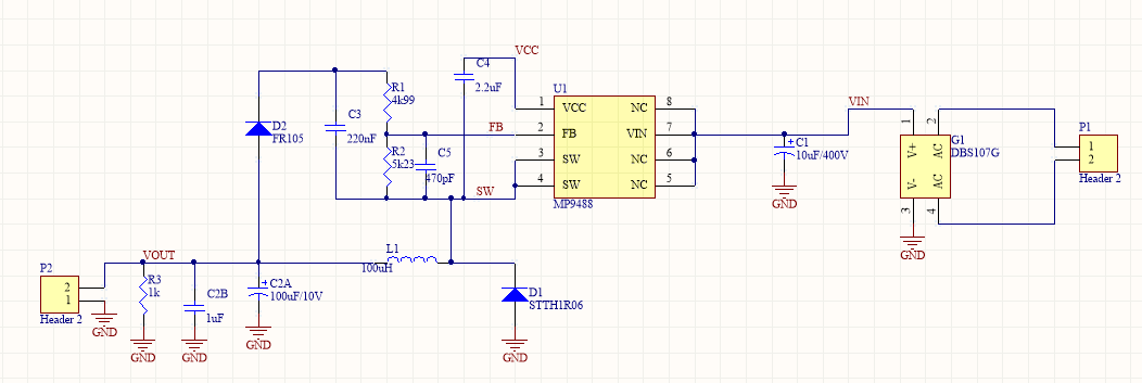 Design of Buck converter with MP9488 checkout - DC-DC Power Converters ...